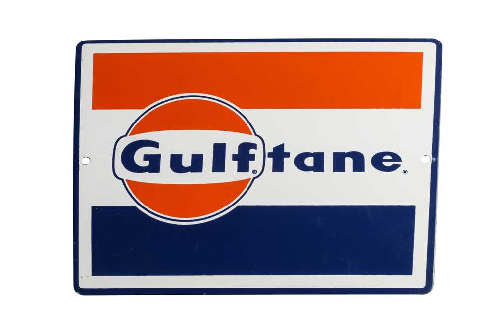 Lot 399 - Gulf ‘Gulftane’ Pump Sign