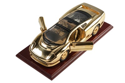 Lot 284 - Gold-Plated Jaguar XJ220 1:18 Scale Model