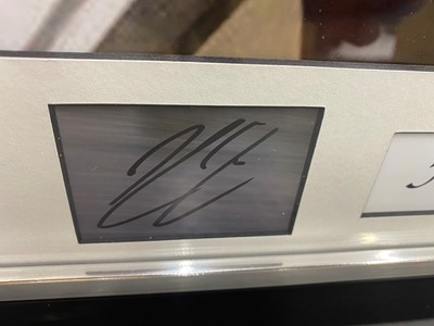 Lot 290 - Kimi Raikkonen Monaco Formula One Autograph Presentation