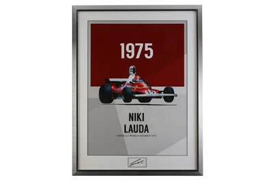 Lot 286 - Niki Lauda Autograph Presentation (1949 - 2019)
