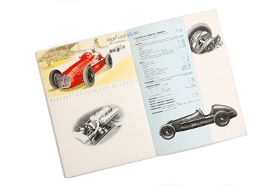 Lot 143 - A Rare and Early Maserati Sales Brochure