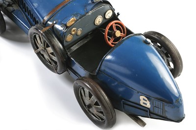 Lot 437 - A Metal Bugatti Type 35 Model Car