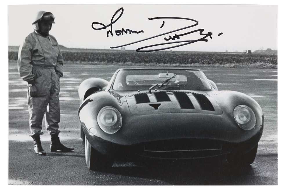 Lot 438 - Norman Dewis Signed Photograph - Jaguar XJ13
