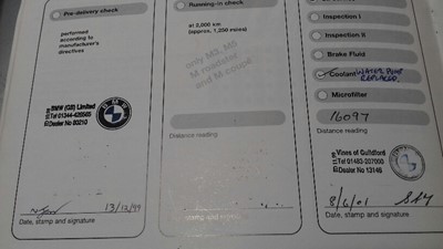 Lot 334 - 2000 BMW Z3 2.0 6 Cylinder