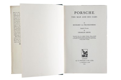 Lot 426 - 'Porsche - The Man and his Cars' by von Frankenburg - Signed First-Edition