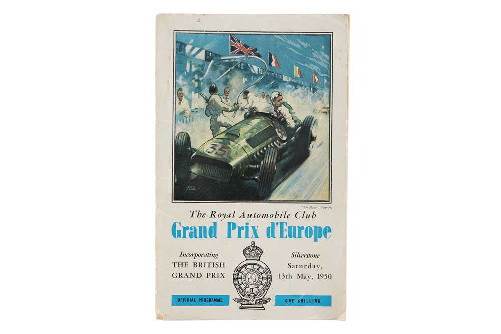 Lot 432 - 1950 British Grand Prix Souvenir Programme (Signed)