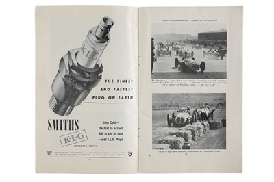 Lot 432 - 1950 British Grand Prix Souvenir Programme (Signed)