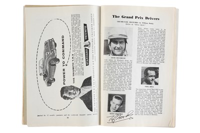 Lot 415 - 1959 British Grand Prix - Aintree Programme (Signed)
