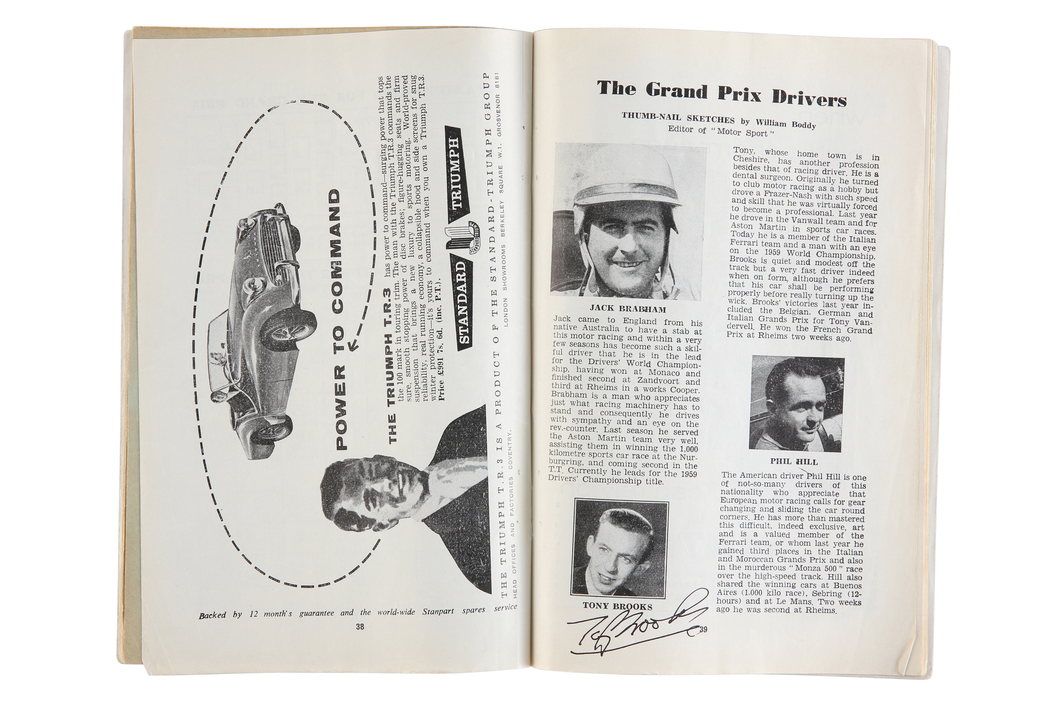 Programme Officiel Course AINTREE 21 Juillet 1962 - Grand Prix De Grande-Bretagne RAC