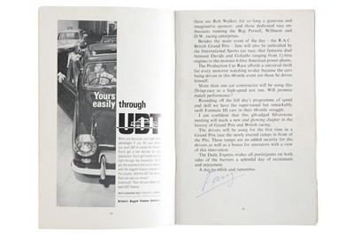 Lot 418 - 1965 British Grand Prix Programme (Signed)