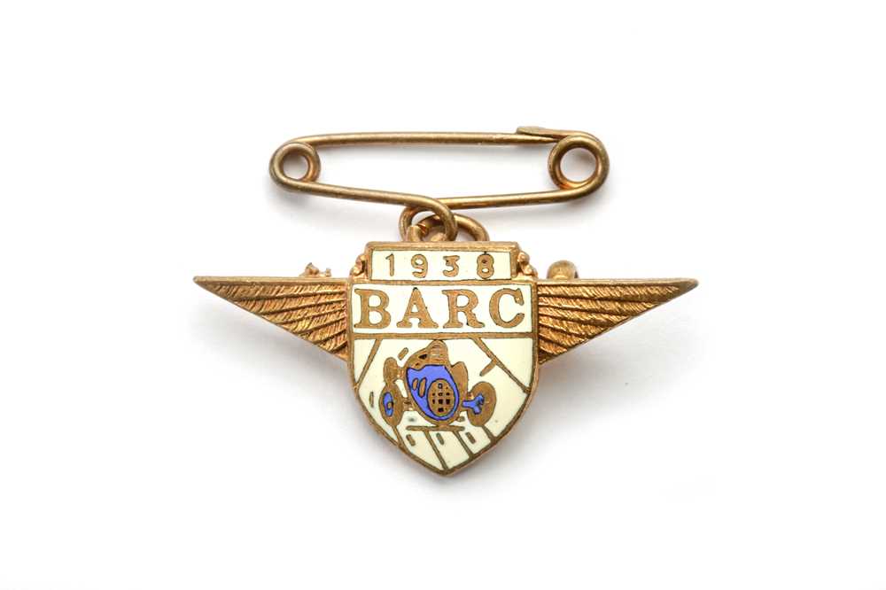 Lot 174 - 1938 BARC Brooklands Membership Lapel Badge