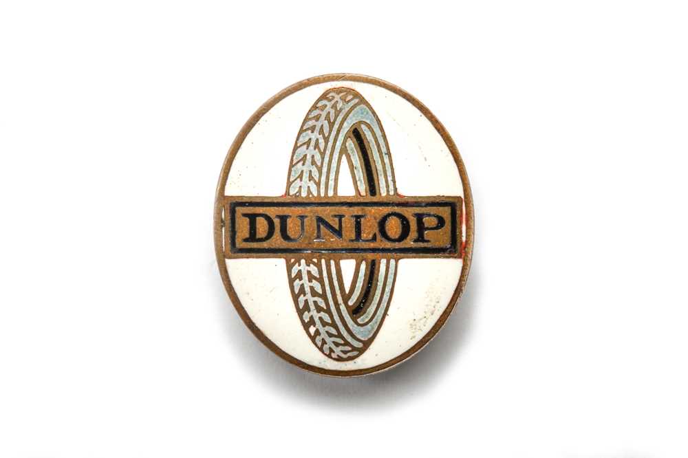 Lot 176 - A Rare Pre-War Dunlop Tyres Lapel Badge