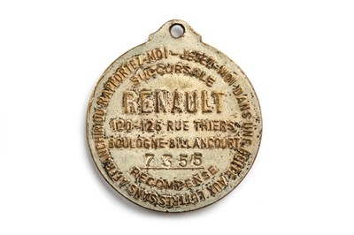 Lot 191 - Paris - Madrid Award Medallion Dated 1903