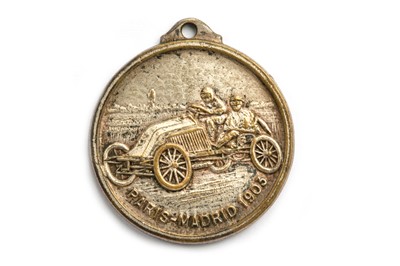 Lot 191 - Paris - Madrid Award Medallion Dated 1903