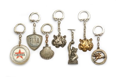 Lot 194 - Seven Oil Company Advertising Keychains