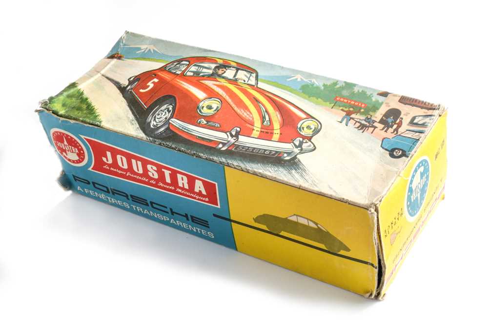 Lot 540 - A Rare Boxed Joustra Clockwork Porsche 356 Model Car