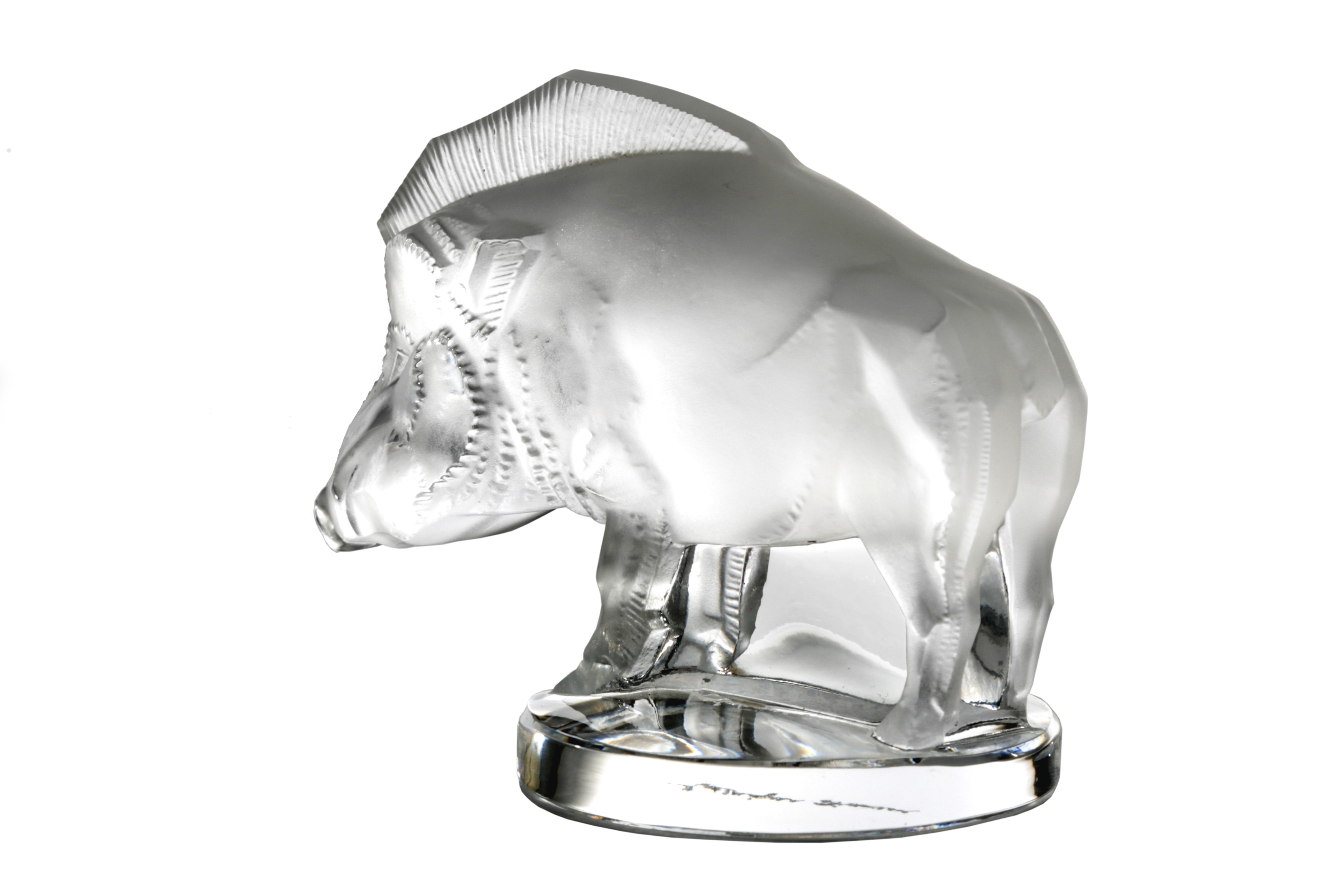 Lot 543 - A 'Sanglier' Wild Boar Glass Accessory