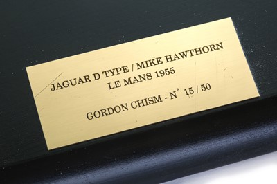 Lot 554 - A Large Bronze Jaguar D-Type Sculpture by Gordon Chism