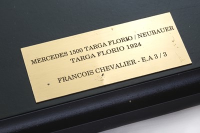Lot 556 - A Large Bronze Mercedes 1500 'Targa Florio' Sculpture by Francois Chevalier