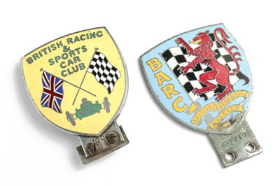 Lot 561 - Two Car Badges