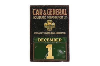 Lot 529 - A Car & General Insurance Wall Calendar