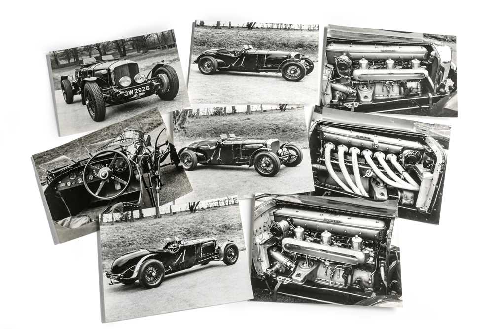 Lot 586 - Eight 'Blower' Bentley 4.5 Litre Photographs Depicting 'GW 2926'