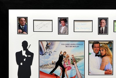 Lot 76 - James Bond - 'A View to a Kill' Main-Cast Signed Autograph / Poster Presentation