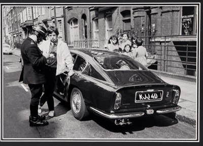 Lot 87 - Mick Jagger, the Aston Martin DB6 and the Police Officer Autograph Presentation
