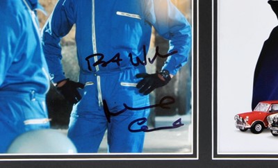 Lot 603 - Michael Caine as Charlie Croker - 'The Italian Job' - Signed Publicity Photograph / Poster Presentation