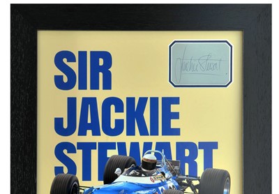 Lot 604 - Jackie Stewart Autograph Presentation (1939 - )