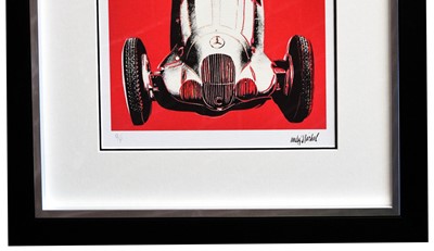 Lot 89 - Mercedes Benz W125 Artwork by Andy Warhol
