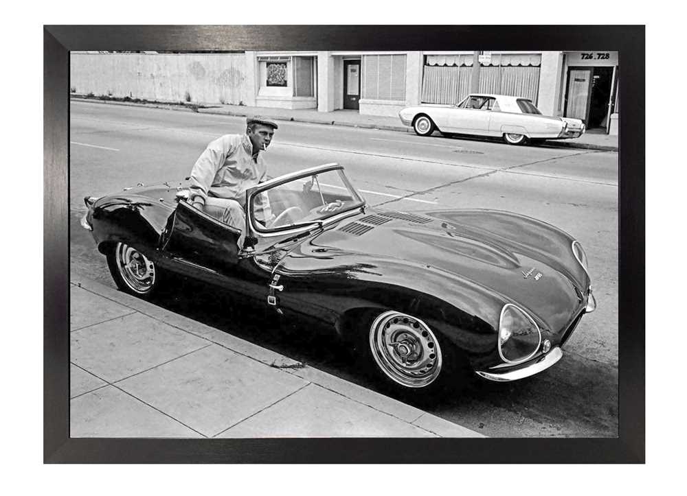 Lot 599 - 'Steve McQueen and his Jaguar XKSS'