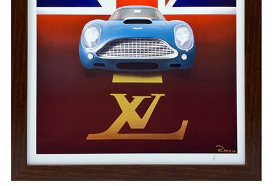 Louis Vuitton Concours Automobiles Classiques ''Vitesse'' Framed