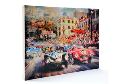 Lot 295 - Monaco 1952 - Deluxe Giclee Canvas Artwork by Alfredo de la Maria