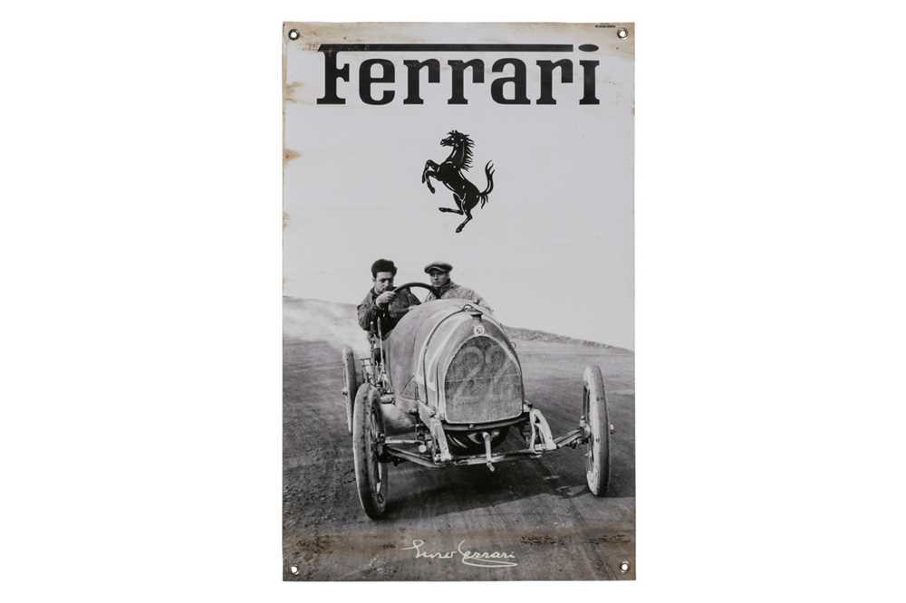 Lot 607 - A Large Ferrari Garage Banner