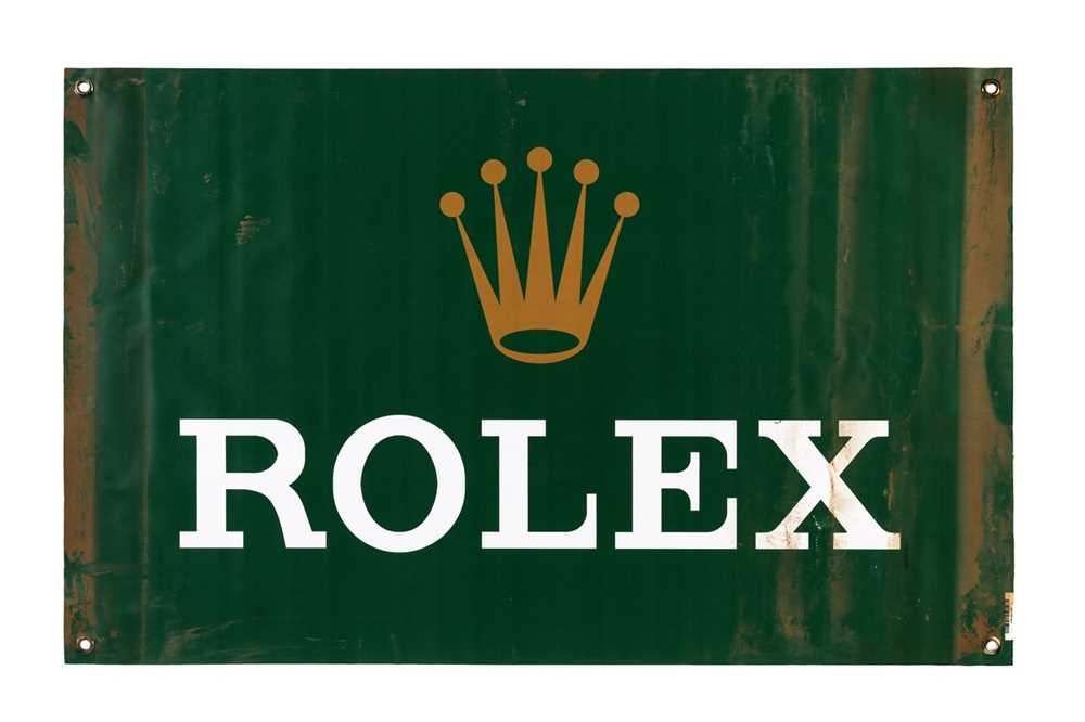 Lot 609 - A Large Rolex Wall Banner