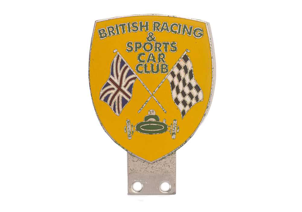 Lot 793 - British Racing & Sports Car Club Car Badge