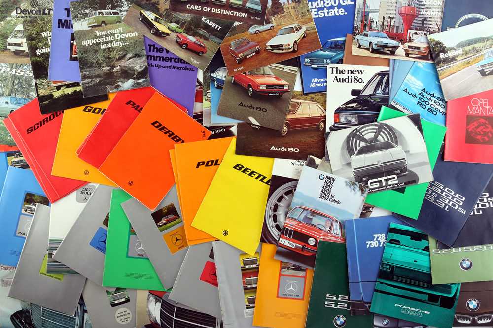 Lot 616 - Quantity of German Sales Brochures