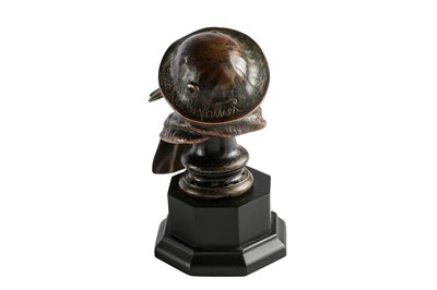 Lot 622 - A Bronze Old Bill Car Mascot by Bruce Bairnsfather