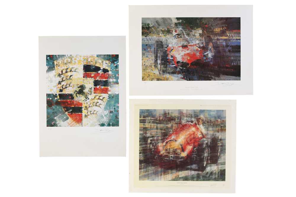 Lot 631 - Three Unframed Signed Artwork Prints by Dexter Brown and Juan Ferrigno