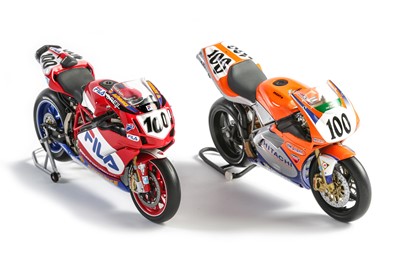 Lot 656 - Two 1:12 Scale Ducati Motorcycle Models by Minichamps/Paul’s Model Art