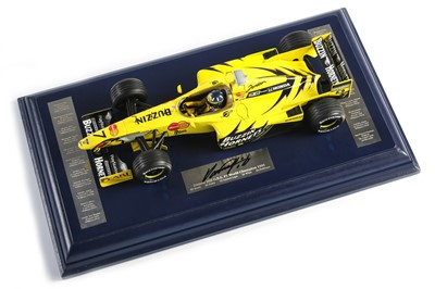 Lot 662 - Two Signed 1:18 Scale Formula One Models by Hot Wheels