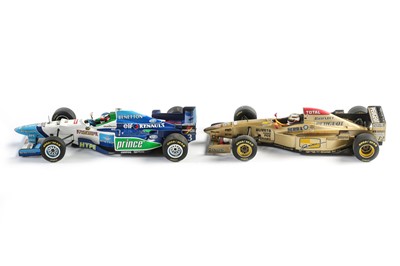 Lot 664 - Two Signed 1:18 Scale Formula One Models by Minichamps/Paul’s Model Art