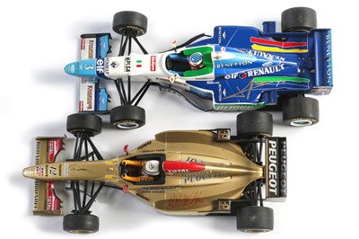 Lot 664 - Two Signed 1:18 Scale Formula One Models by Minichamps/Paul’s Model Art