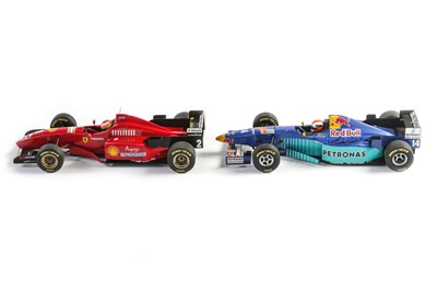 Lot 665 - Two Signed 1:18 Scale Formula One Models by Minichamps/Paul’s Model Art
