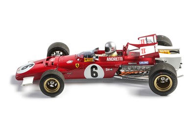 Lot 668 - Grand Prix Classics 1:18 Scale Ferrari 312B #6 Model – Signed by Mario Andretti