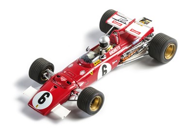 Lot 668 - Grand Prix Classics 1:18 Scale Ferrari 312B #6 Model – Signed by Mario Andretti