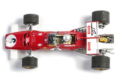 Lot 668 - Grand Prix Classics 1:18 Scale Ferrari 312B #6 Model – Signed by Mario Andretti