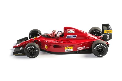 Lot 675 - Grand Prix Classics 1:18 Scale Ferrari 641-2 Model – Signed by Nigel Mansell