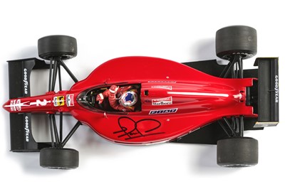 Lot 675 - Grand Prix Classics 1:18 Scale Ferrari 641-2 Model – Signed by Nigel Mansell